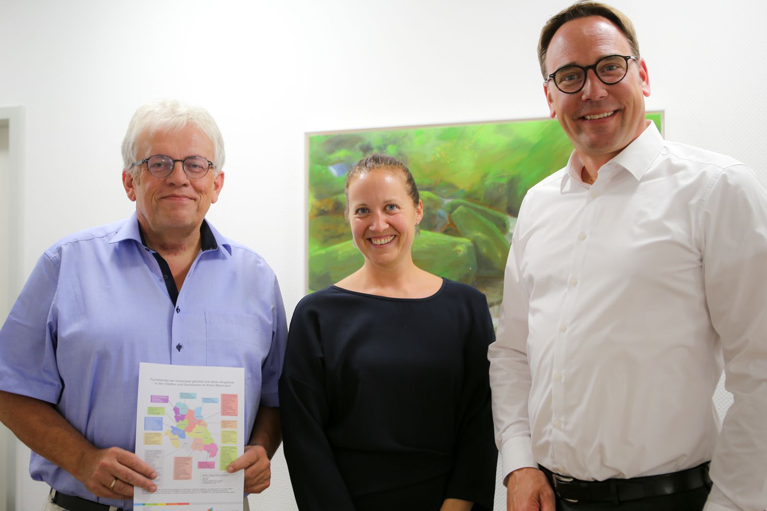 Bild zeigt: Dietmar Zöller, Tanja Salaj und Markus Höner