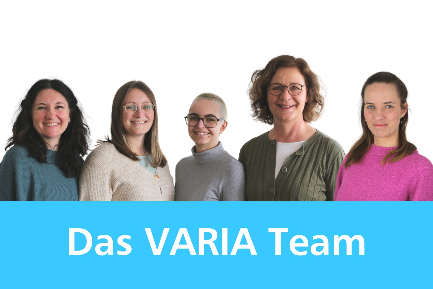 Bild zeigt: Das Team der Beratungsstelle VARIA mit fünf Frauen